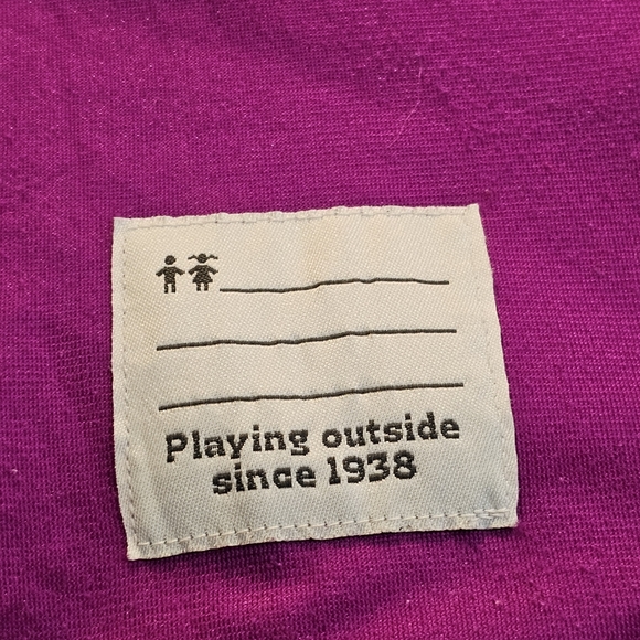 Columbia Girls Jacket Rain Coat Girls Size 10-12 Medium Full Zip with Hood Pink - Picture 9 of 13